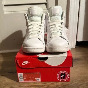 Nike White Court Royale 2 Mid (women’s size 9)